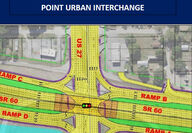 a diagram of the new intersection