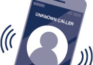 Unknown caller on cell phone